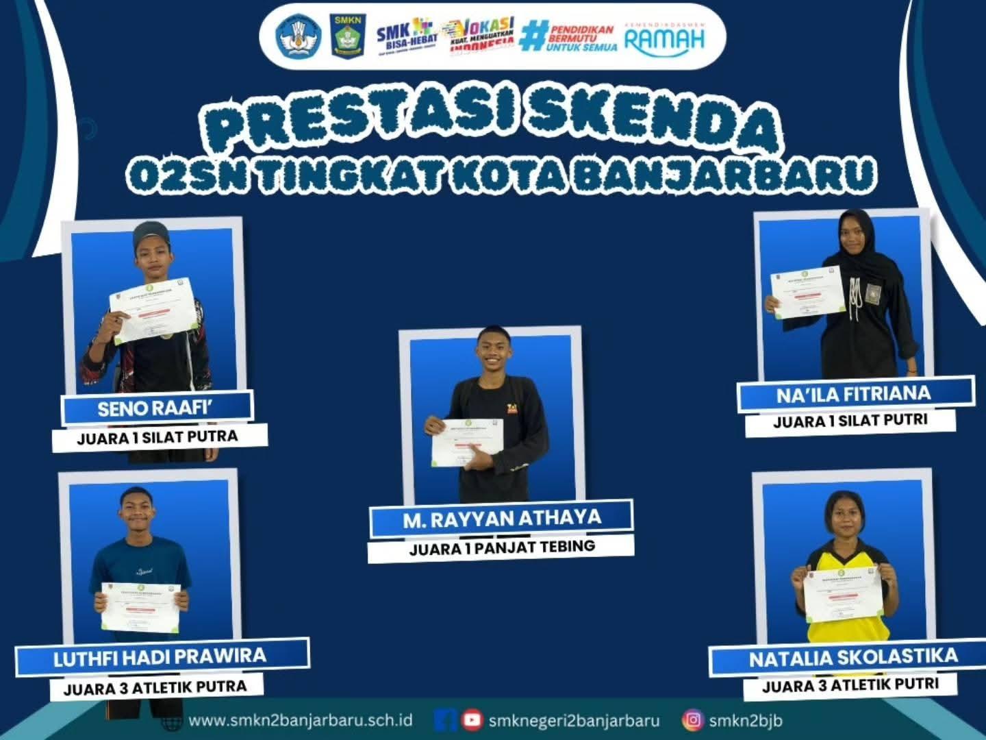 TERIMA KASIH PAHLAWAN OLAHRAGA SKENDA! BORONG PRESTASI DI O2SN KOTA BANJARBARU 2026