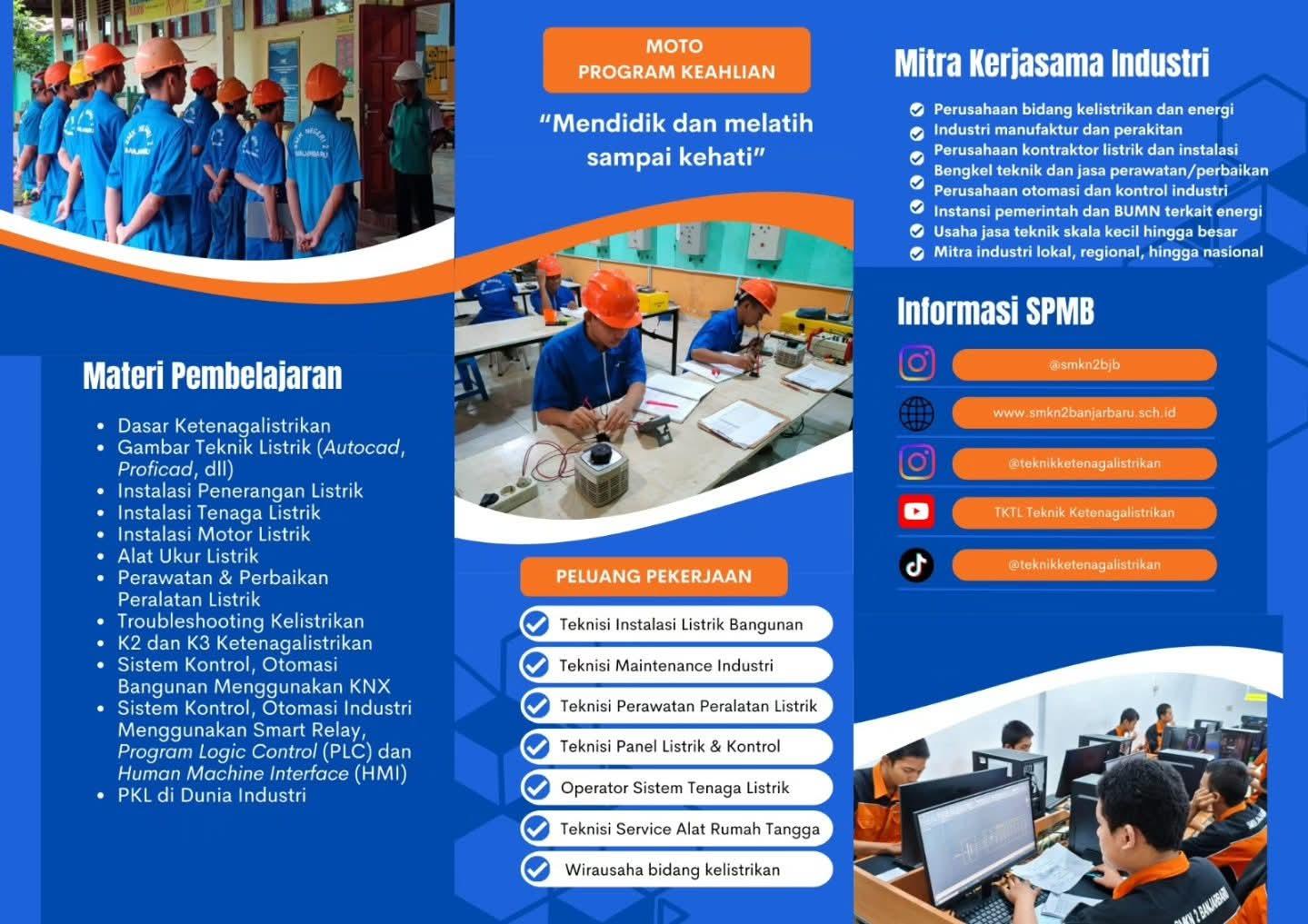 SPMB Jurusan Teknik Ketenagalistrikan
